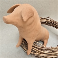 sparegris-uglaseret-keramik-Hegnetslund-gammel-gris